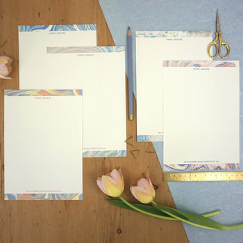 Personalised Marbled Writing Paper, 3 of 11