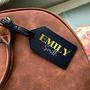 Personalised Surname Luggage Tag, thumbnail 3 of 4