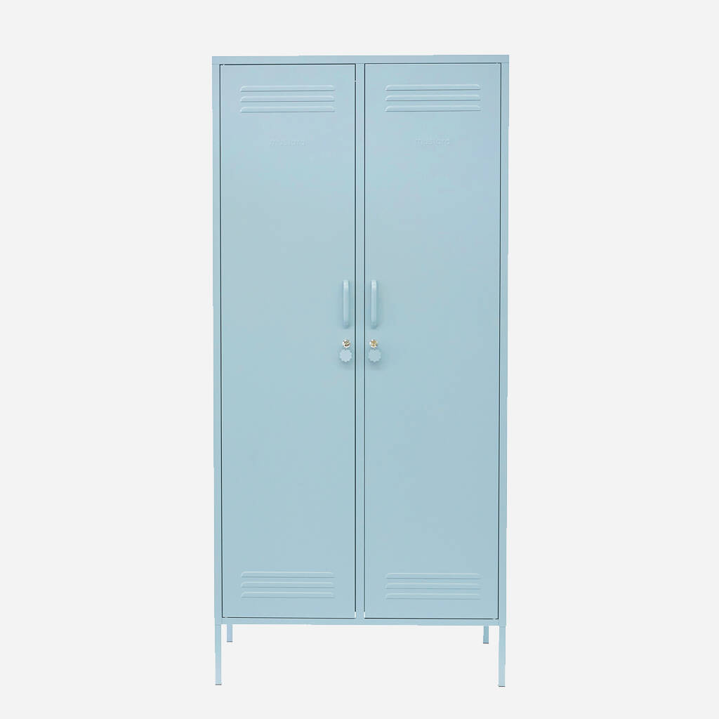 The Double Tall Locker Storage Unit In Ocean Blue By Little Deer ...