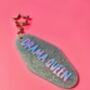 The 'Drama Queen' Motel Keyring — Sparkle Edition / Retro Glitter Key Fob / Funny Gift For Her, thumbnail 2 of 6