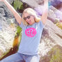 Neon Zodiac Star Sign Women's T Shirt, thumbnail 2 of 7