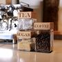 Oak Jars Tea, Coffee And Sugar Set, thumbnail 1 of 4