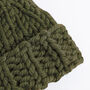Chunky Winter Hat Easy Knitting Kit, thumbnail 4 of 7