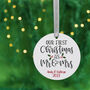 Personalised First Christmas As Mr And Mrs Ornament, thumbnail 3 of 7