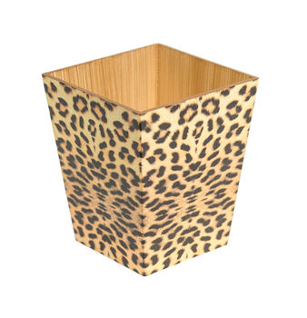 Wooden Leopard Tissue Box Cover, 4 of 4