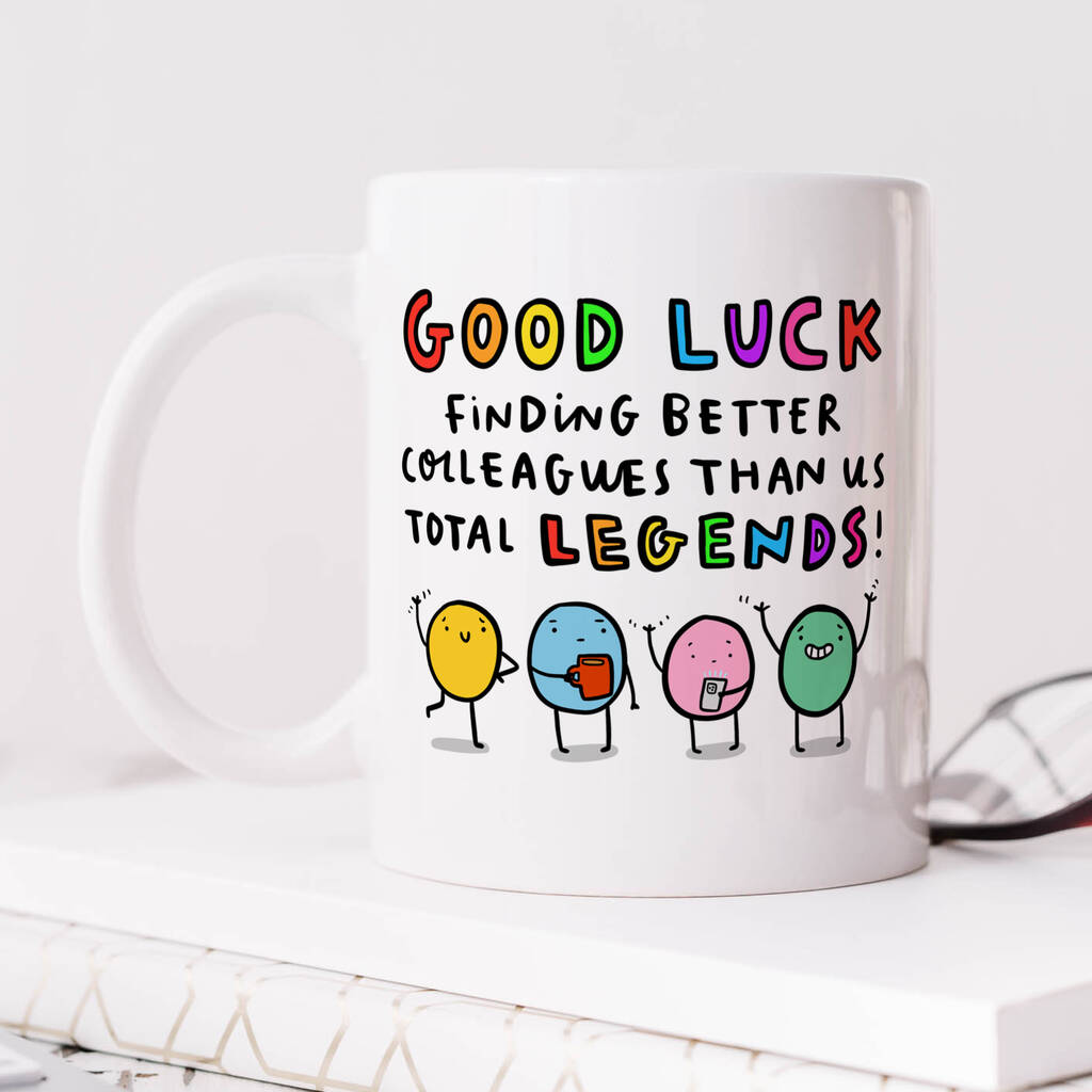 Personalised Mug 'Good Luck Finding Better Colleagues', 1 of 3