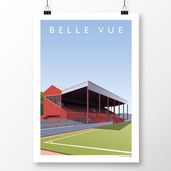 Doncaster Rovers Belle Vue Poster, 2 of 8