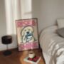 Rise And Shine Retro Print Kitchen Poster Bedroom Art Hand Drawn, thumbnail 7 of 11