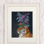 Hot House Tigers Set Two Art Prints, Framed Or Unframed, thumbnail 5 of 8