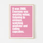 'It Was …' Personalised Popular Culture Year Gift Print, thumbnail 7 of 10