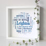 Personalised 50th Birthday Word Art Gift For Him, thumbnail 1 of 3