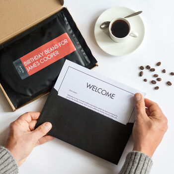 Personalised New Job Monthly Coffee Subscription Gift, 5 of 8