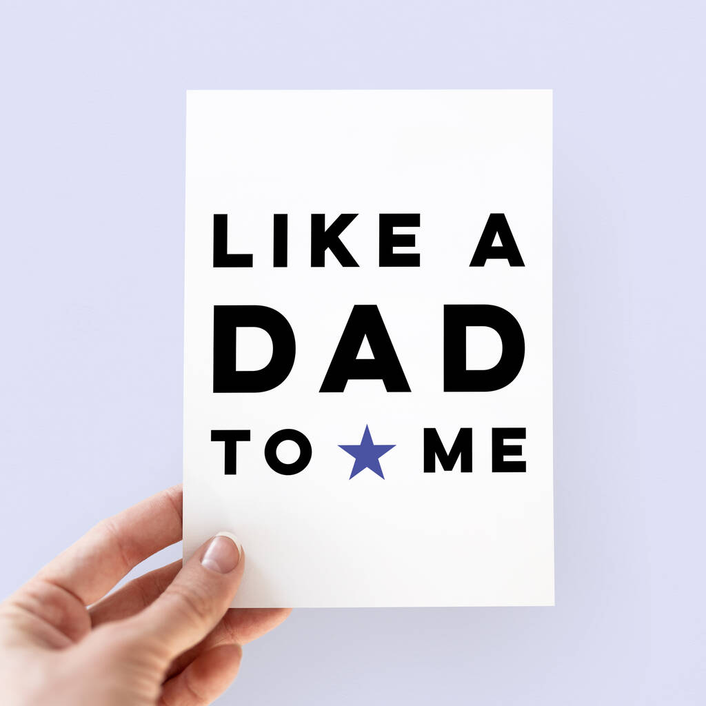 Like A Dad To Me Father's Day Card, 1 of 3