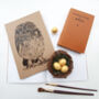 A5 Owl Notebook In A Choice Of Plain Or Lined Paper, thumbnail 9 of 12