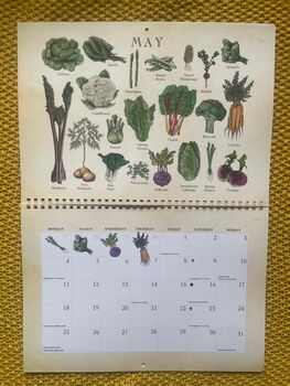 2026 Calendar UK Seasonal Fruit And Vegetable Calendar, 4 of 12