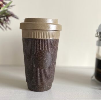 Reusable Coffee Cup Made From Recycled Coffee Grounds, 9 of 10