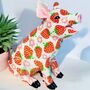 Strawberry Pig And Splash Art Pig Sculptures, thumbnail 1 of 11