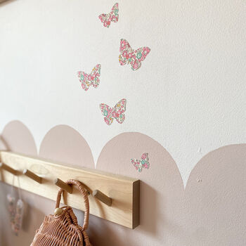 Liberty Fabric Butterfly Wall Stickers, 7 of 9