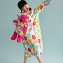 Alessia Girls Nightdress Set With Matching Teddy Bear, thumbnail 4 of 6