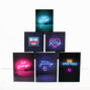 Multipack Of Six Eid Mubarak Cards, Neon Lights, thumbnail 2 of 2