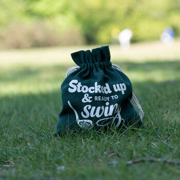 Personalised 'Trust The Swing' Golf Balls In A Bag, 2 of 6
