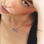 Personalised Silver Dome Link Necklace, thumbnail 3 of 8