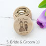 Personalised Wooden Wedding Ring Box In Nine Designs, thumbnail 6 of 12