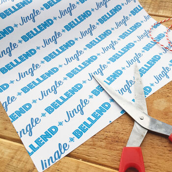 Funny Jingle Bellend Christmas Wrapping Paper, 6 of 8