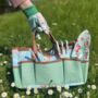 Personalised Garden Tool Bag With Rose Print, thumbnail 2 of 5