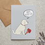Apricot Cockapoo / Labradoodle Organic Cotton Tea Towel, thumbnail 12 of 12