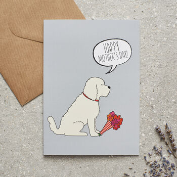 Apricot Cockapoo / Labradoodle Organic Cotton Tea Towel, 12 of 12