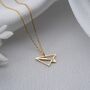 'Ready For Adventure' Paper Plane Necklace, thumbnail 8 of 10