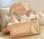 Personalised Easter Wooden Basket Crate, thumbnail 1 of 11