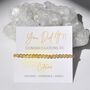 You Did It ! Congratulations Citrine Crystal Bracelet Gift For Success, thumbnail 1 of 5