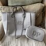 Personalised Canvas Chain Cross Body Bag, thumbnail 4 of 12