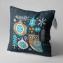 Owl Cushion Cover With Christmas Design, thumbnail 2 of 5