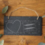 Send With Love Wedding Countdown Illustrated Slate Sign, thumbnail 1 of 2