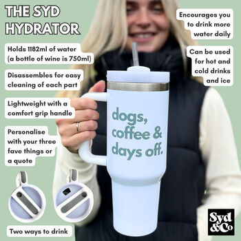 The Syd Hydrator Thirst Quencher Travel Mug, 7 of 12