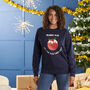 Personalised Pudding Family Adult Christmas Jumper, thumbnail 3 of 5