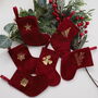 Handmade Mini Christmas Stocking, thumbnail 3 of 5