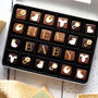 Hand Iced Personalised New Baby Chocolates, thumbnail 1 of 2
