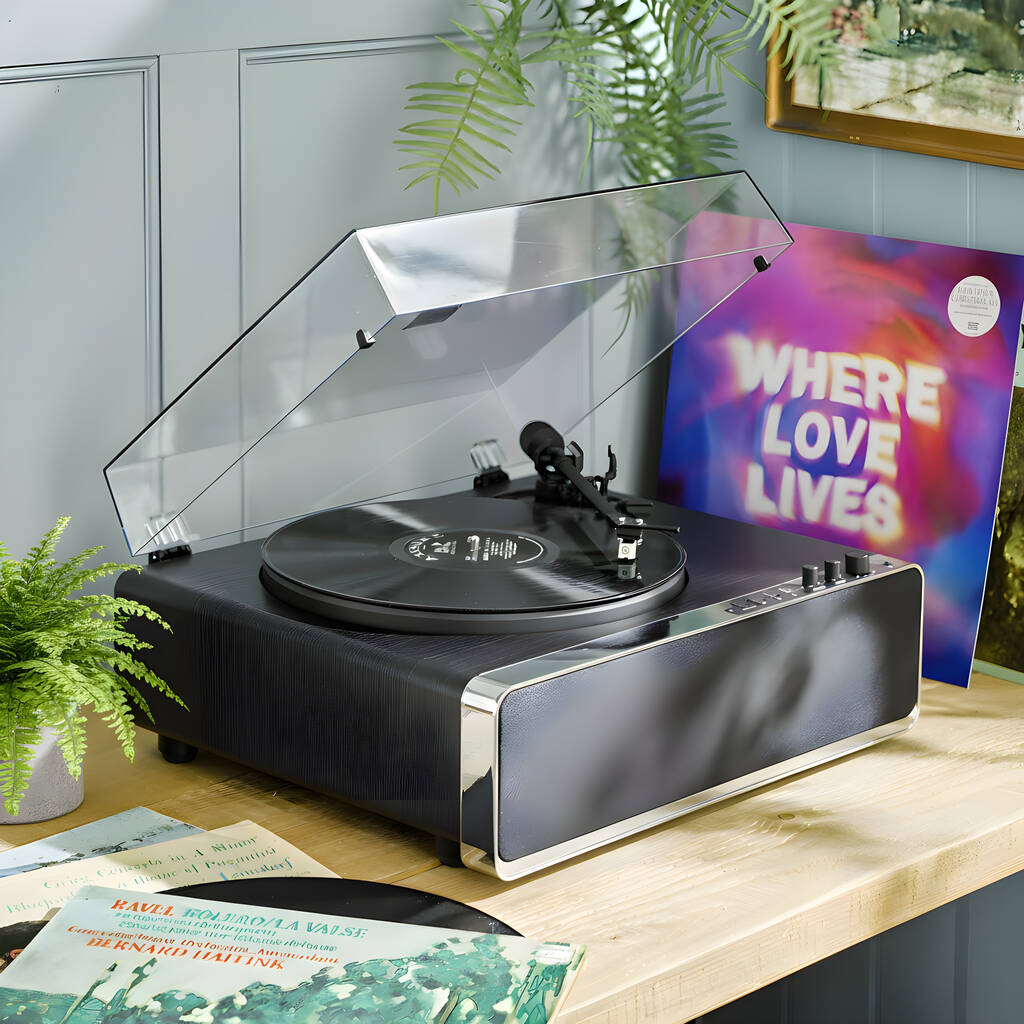 Deluxe Record Player With Bluetooth, 1 of 12