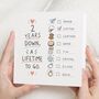 Personalised 2nd Cotton Anniversary Card For Couple, thumbnail 1 of 7