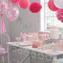 Pastel Pink Heart Shaped Party Paper Napkins, thumbnail 3 of 3