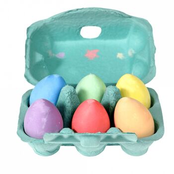 Six Coloured Chalk Eggs, 3 of 5