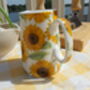 Cream Jug In Sunflower Design, thumbnail 3 of 8