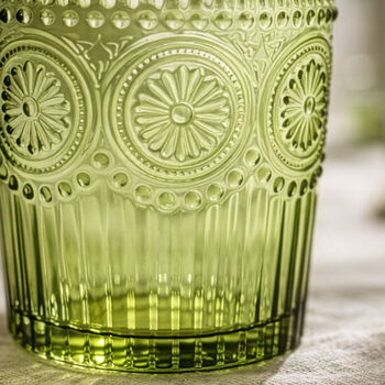Set Of Four Palmas Green Highball Glasses, 3 of 6