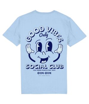 Good Vibes Unisex Graphic T Shirt, 4 of 10