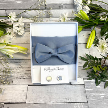 Smokey Blue Wedding Set, 8 of 9