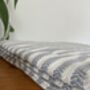 Grey Striped Design Cotton Bedspread, thumbnail 2 of 10